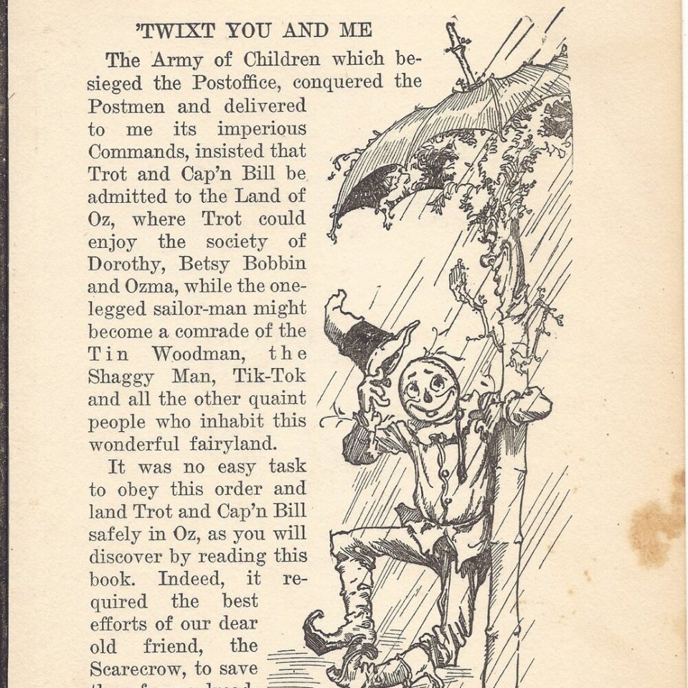 John R, Neill - 1915 The Scarecrow of OZ - Full Page Print #4